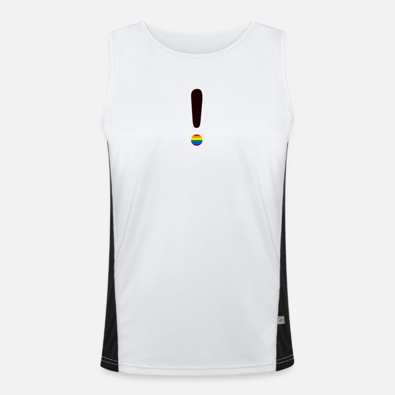 loud and proud Men's Functional Contrast Tank Top 