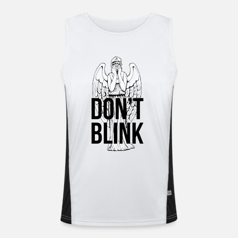 Don't Blink Funktionelles Kontrast-Tank Top für Männer 
