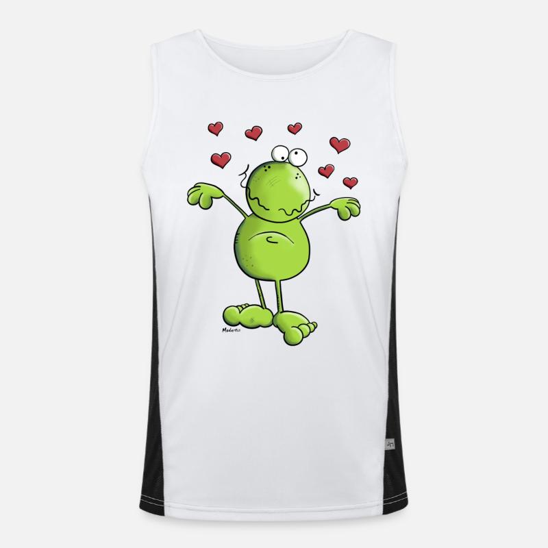 Grenouille Dans L'amour Débardeur respirant contrasté Homme 