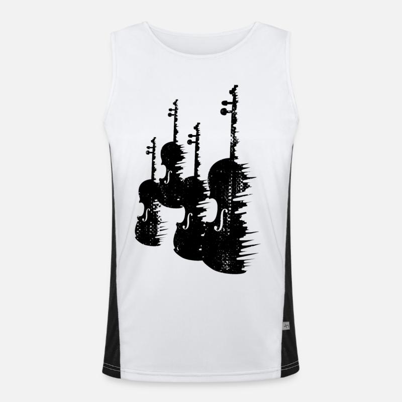 Fiddles Men's Functional Contrast Tank Top 