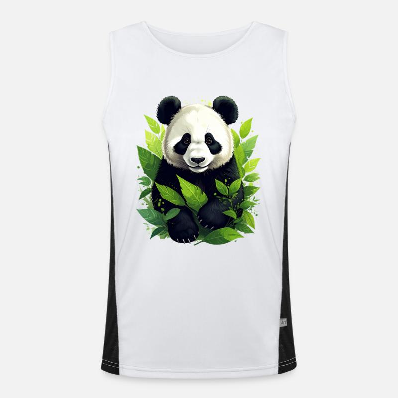 Panda Débardeur respirant contrasté Homme 