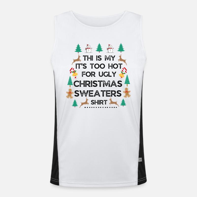 Weihnachtspullover Funktionelles Kontrast-Tank Top für Männer 