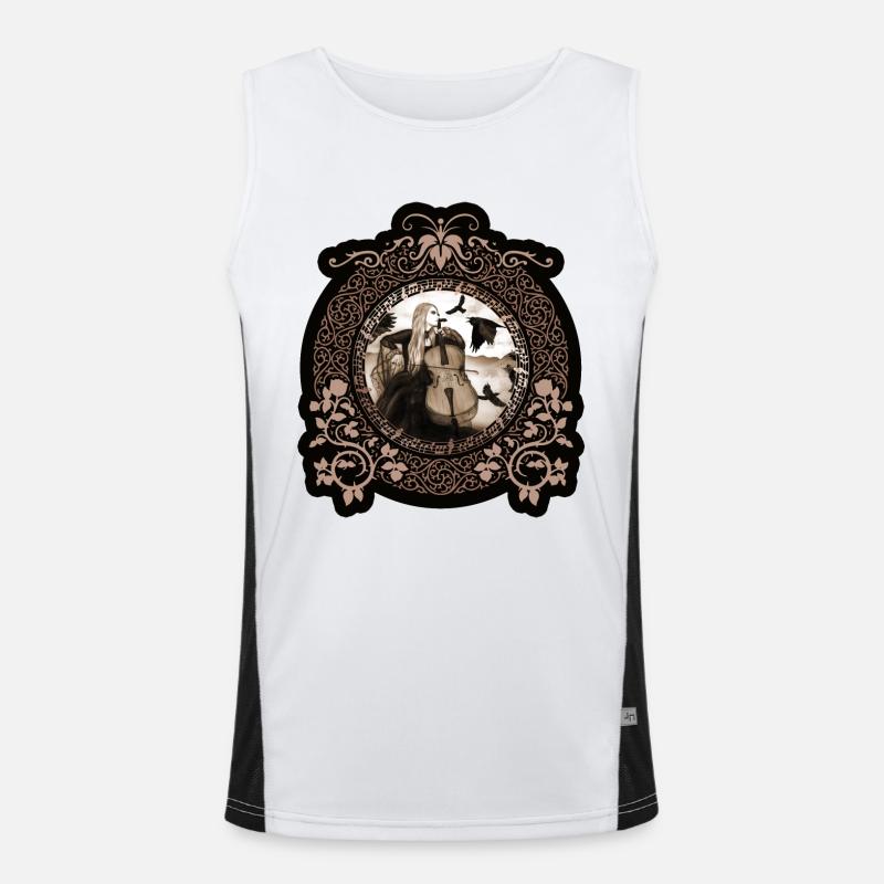 Gothic Men's Functional Contrast Tank Top 