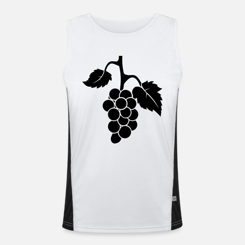 Grape Men's Functional Contrast Tank Top 