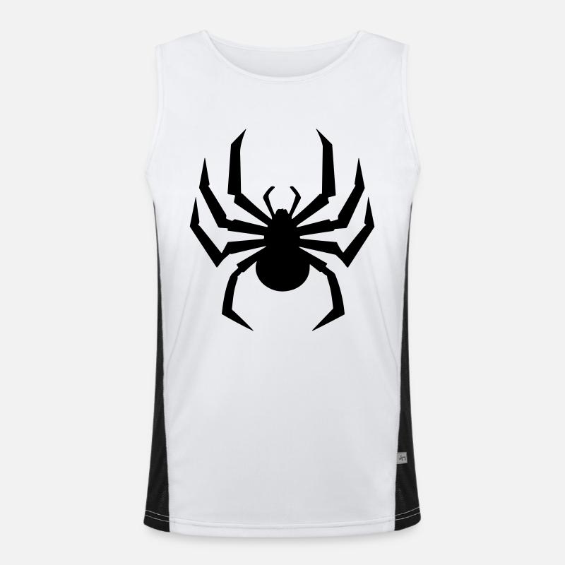Spinne Funktionelles Kontrast-Tank Top für Männer 