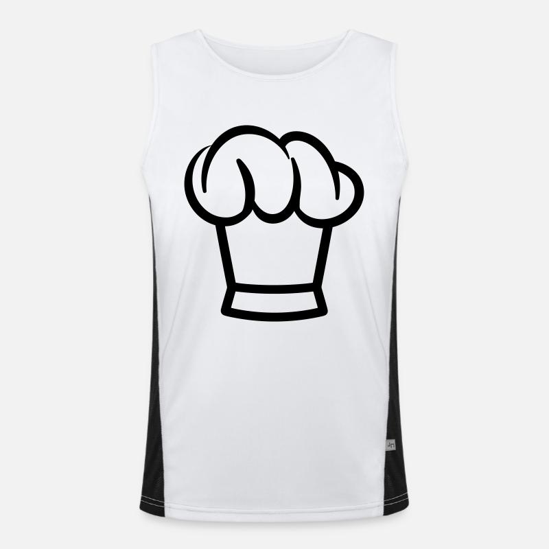 Küchenchef Funktionelles Kontrast-Tank Top für Männer 