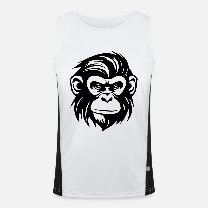 Tête de singe Débardeur respirant contrasté Homme 