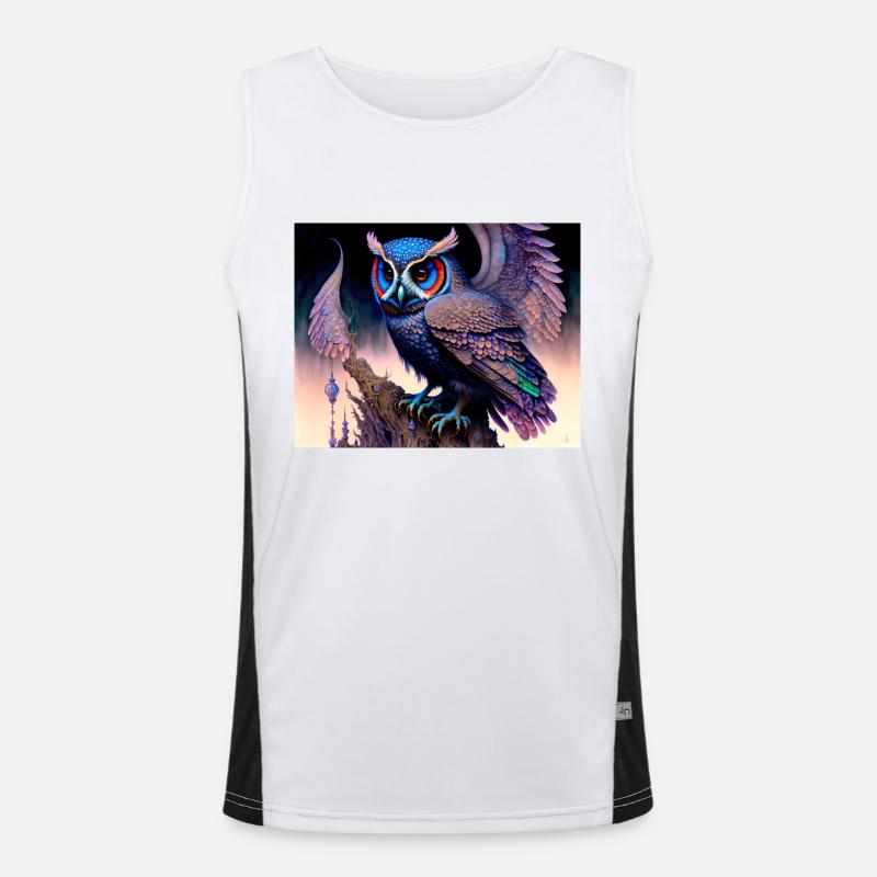 Owl Men's Functional Contrast Tank Top 