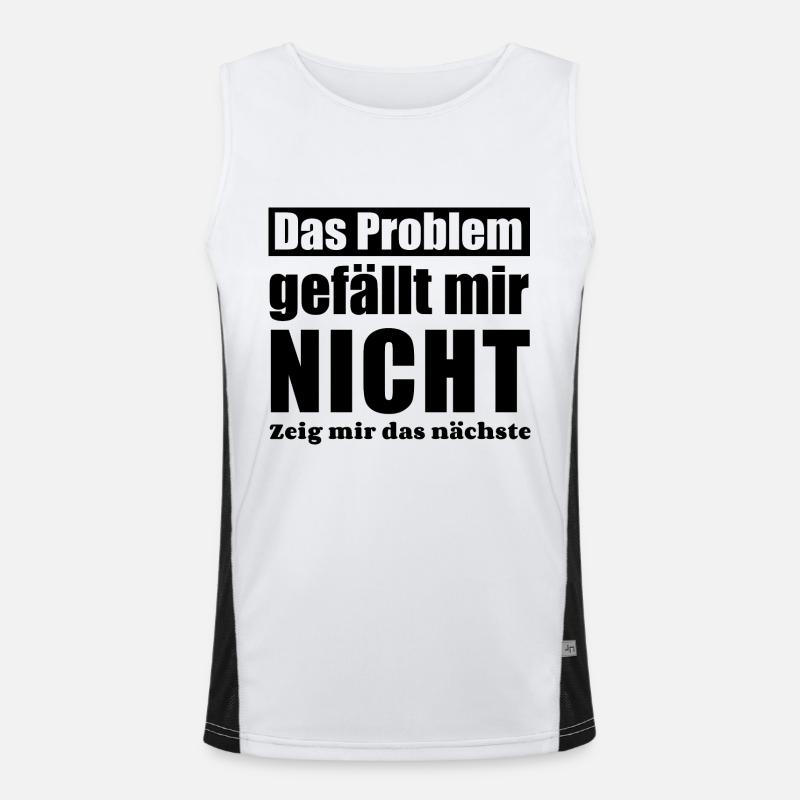 Das Problem gefällt mir nicht zeig mir das nächste Funktionelles Kontrast-Tank Top für Männer 
