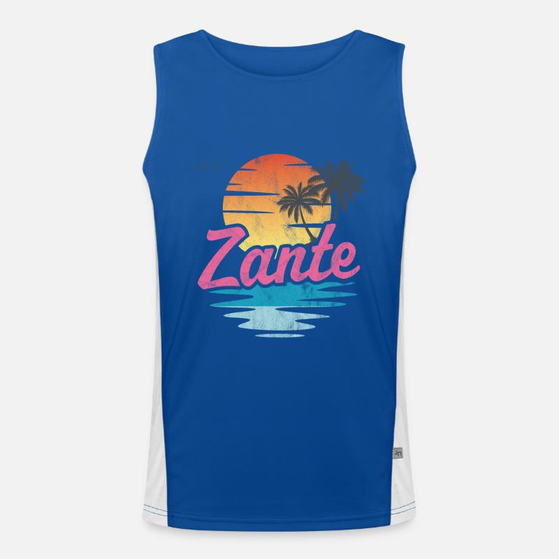 Zante Men's Functional Contrast Tank Top 