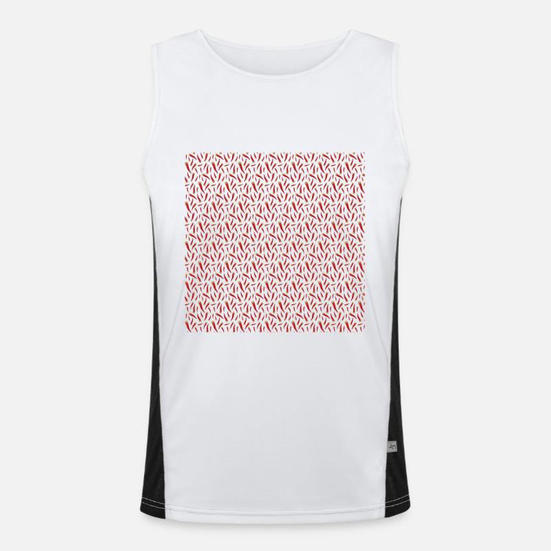 Neapolitan lucky charm frame. Men's Functional Contrast Tank Top 