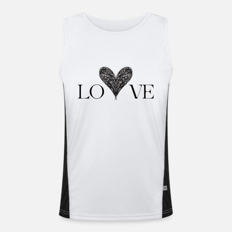 MUTTERTAG7 Funktionelles Kontrast-Tank Top für Männer 