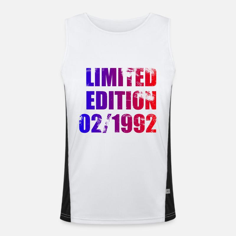 33. Geburtstag Limited Edition 02/1992 Funktionelles Kontrast-Tank Top für Männer 