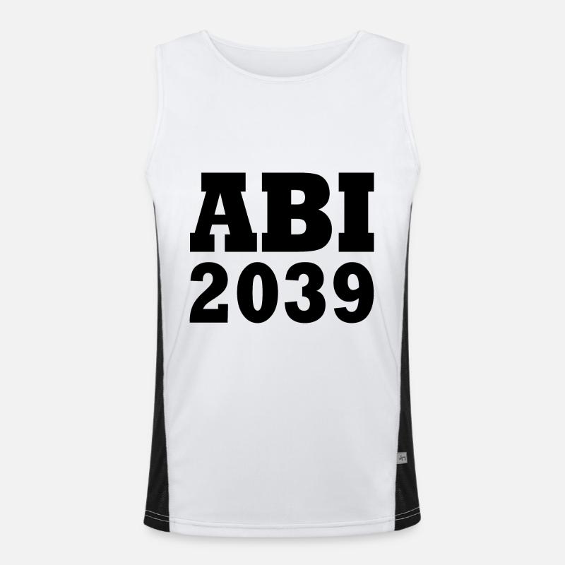 Abi 2039 Funktionelles Kontrast-Tank Top für Männer 