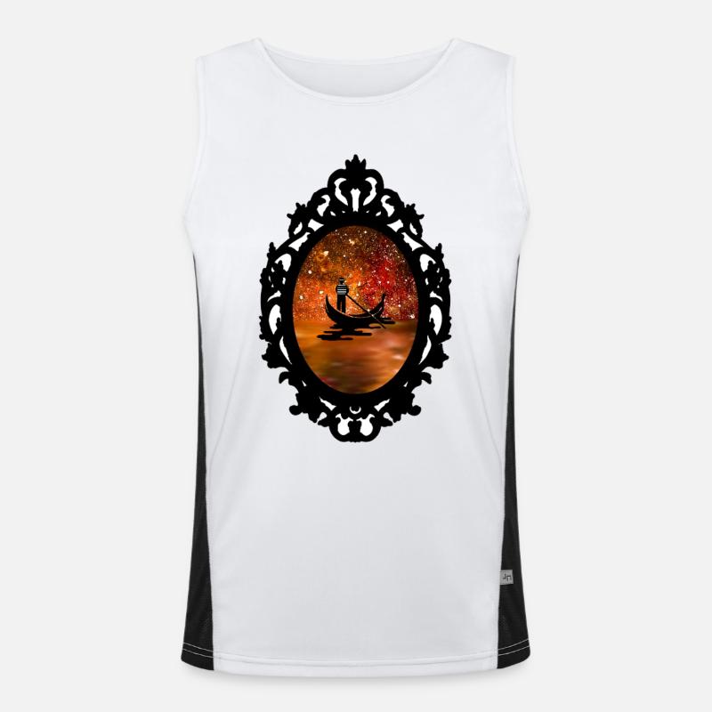 The Magic Of Venice Men's Functional Contrast Tank Top 