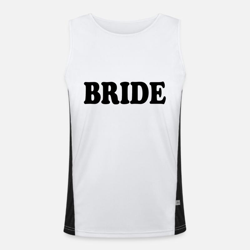 Bride Funktionelles Kontrast-Tank Top für Männer 