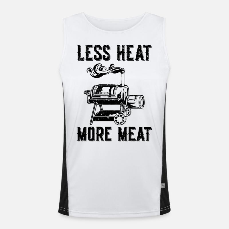 Griglia Canotta sportiva da uomo in contrasto cromatico 