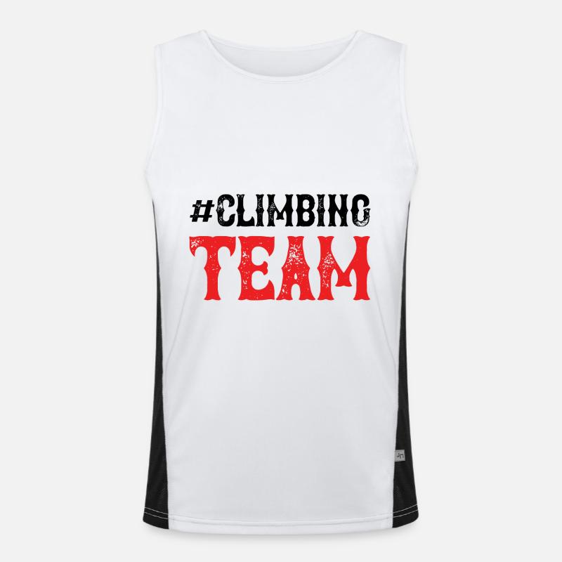 Climbing Team Funktionelles Kontrast-Tank Top für Männer 