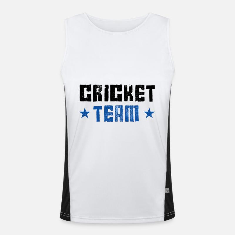 Équipe de cricket Débardeur respirant contrasté Homme 