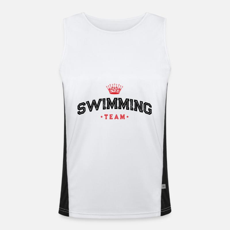 Équipe de natation Débardeur respirant contrasté Homme 