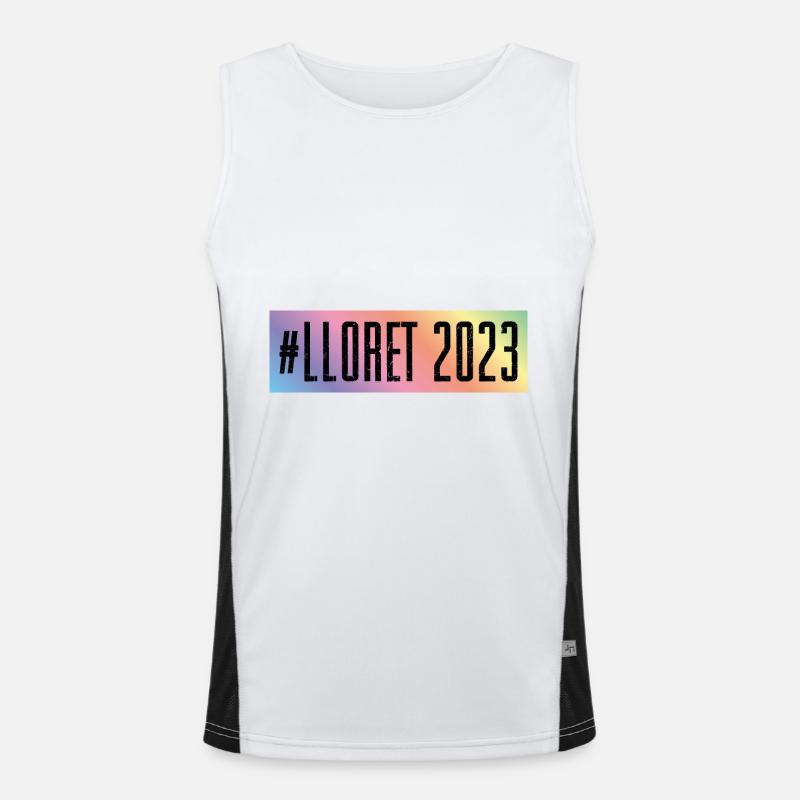 lloret de mar 2023 Men's Functional Contrast Tank Top 