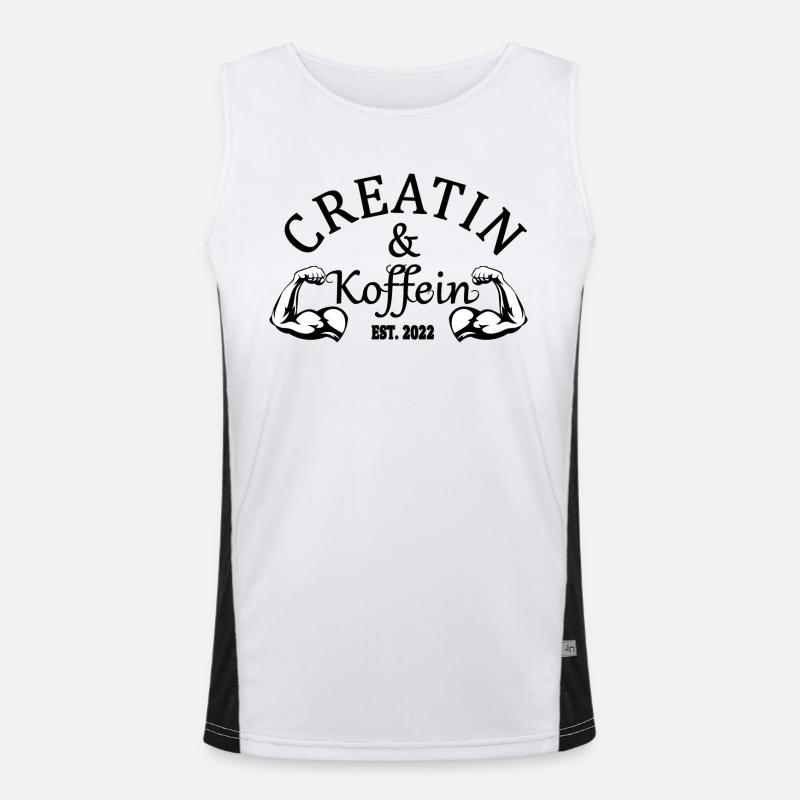CREATINE u CAFFEINE Men's Functional Contrast Tank Top 