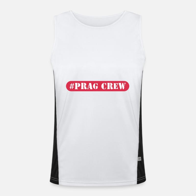 Prague Crew Men's Functional Contrast Tank Top 