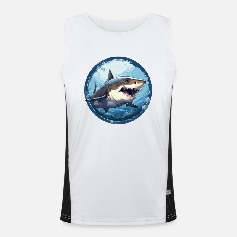 Requin Débardeur respirant contrasté Homme 