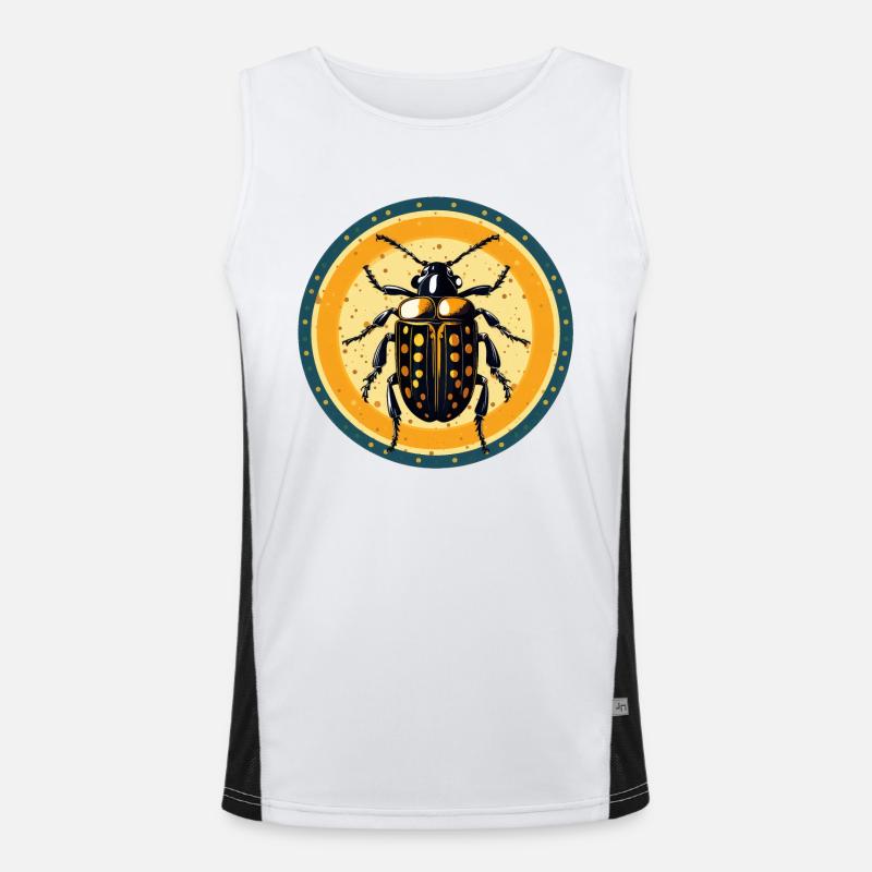 bark beetle Men's Functional Contrast Tank Top 