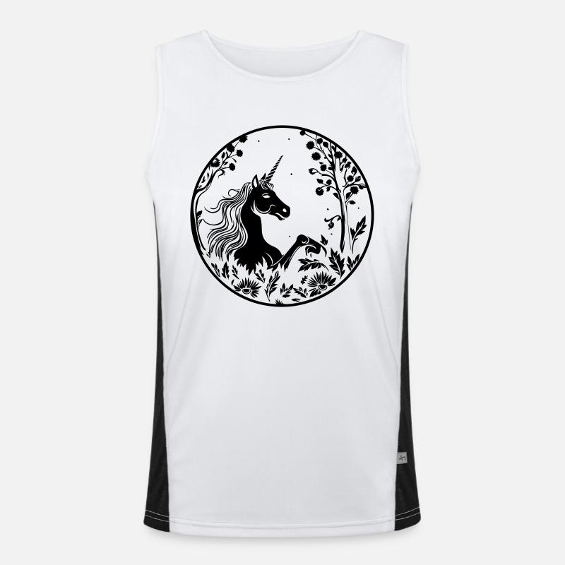 Licorne Débardeur respirant contrasté Homme 