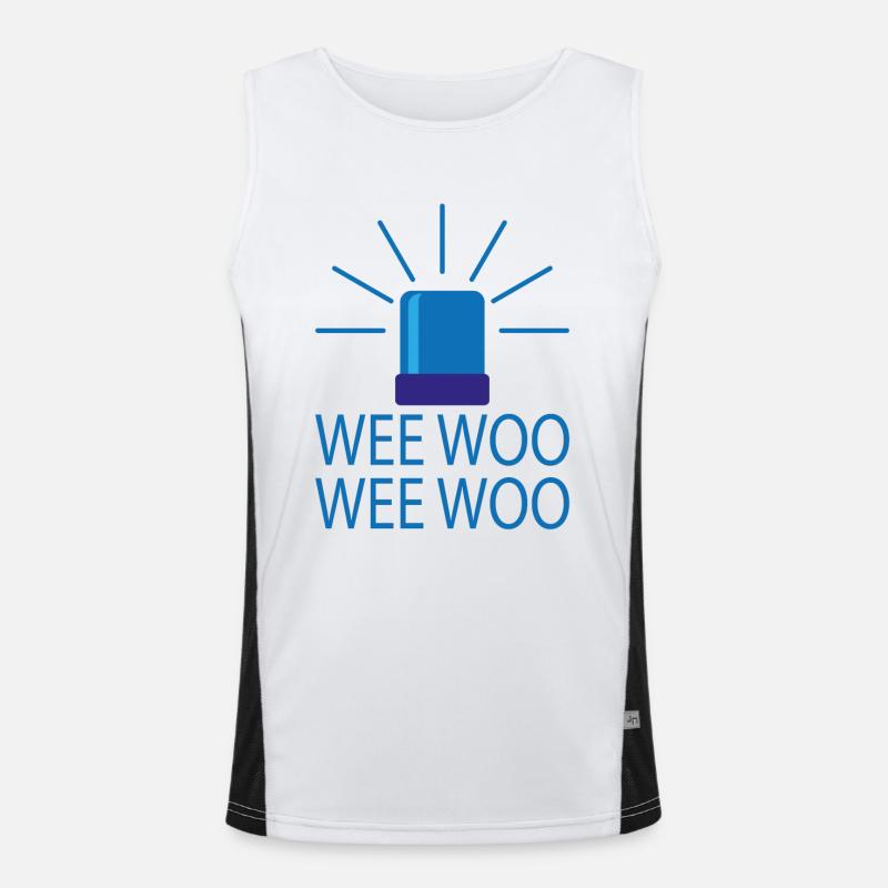 weewoo Funktionelles Kontrast-Tank Top für Männer 