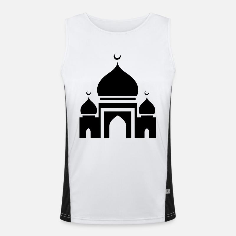 Moschee Funktionelles Kontrast-Tank Top für Männer 