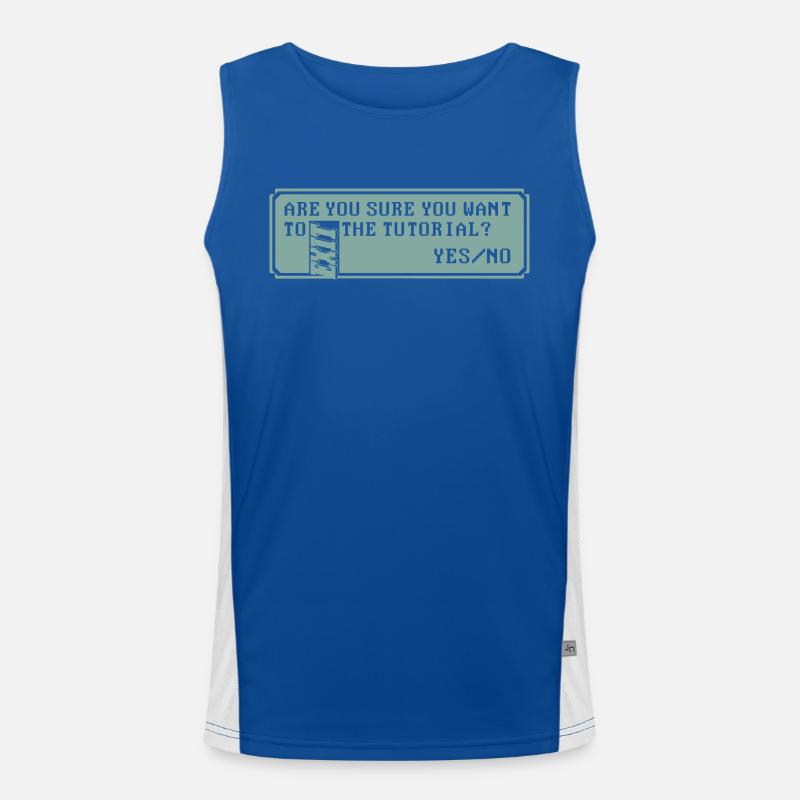 TUTORIUM Funktionelles Kontrast-Tank Top für Männer 