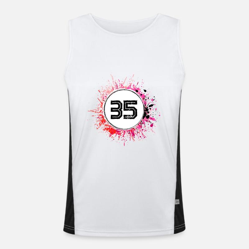 35 Nombre d’objets blob Débardeur respirant contrasté Homme 