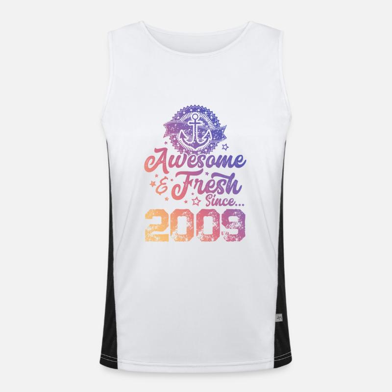 2009 awesome fresh Men's Functional Contrast Tank Top 