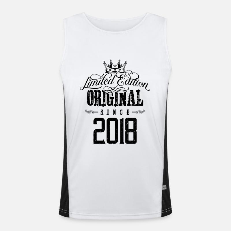 2018 limited edition Funktionelles Kontrast-Tank Top für Männer 