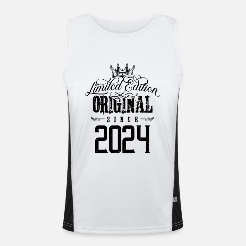 2024 limited edition Funktionelles Kontrast-Tank Top für Männer 
