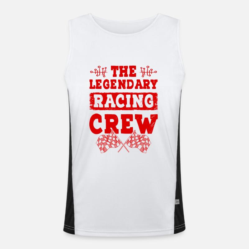 Équipage de course Débardeur respirant contrasté Homme 