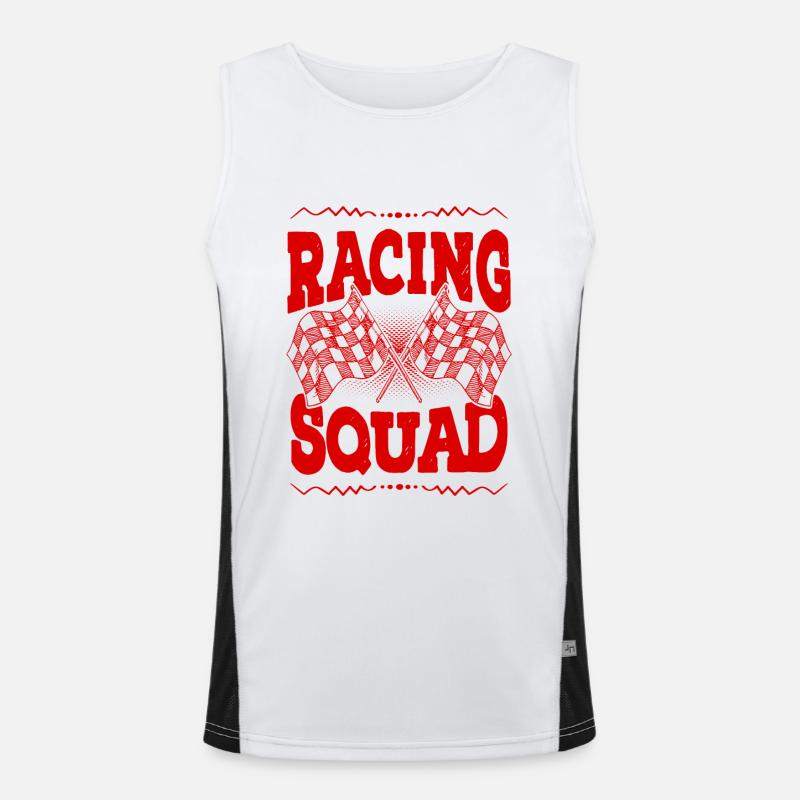 Équipe de course Débardeur respirant contrasté Homme 