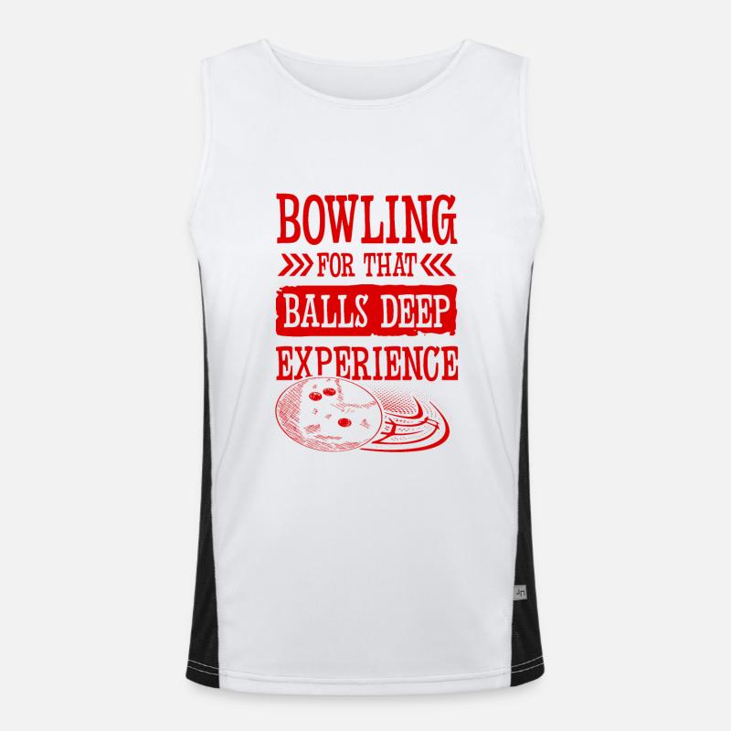 Expérience de bowling Débardeur respirant contrasté Homme 
