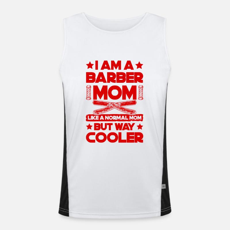 Maman coiffeuse Débardeur respirant contrasté Homme 