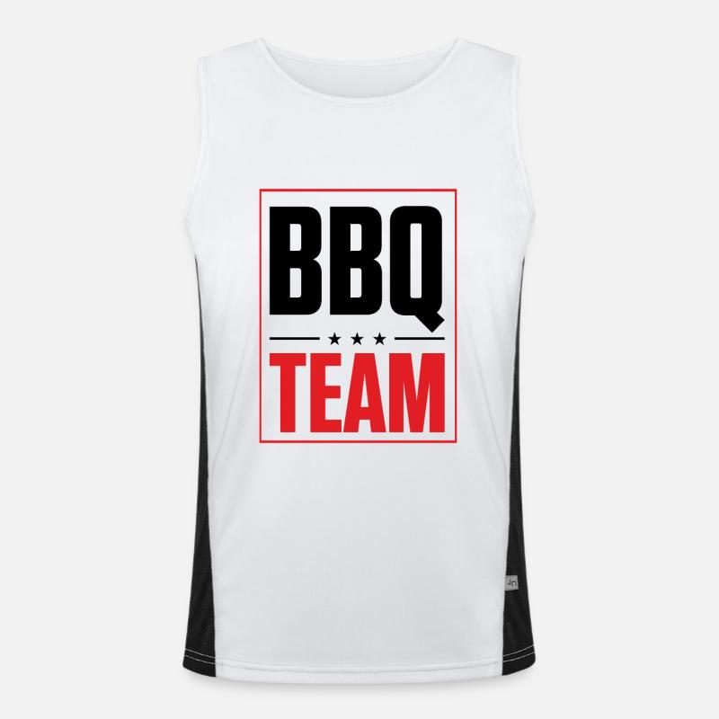 Équipe Bbq Débardeur respirant contrasté Homme 