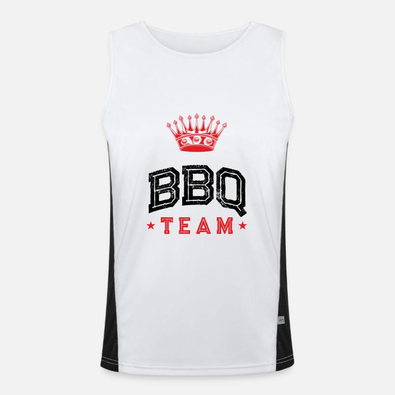 Équipe Bbq Débardeur respirant contrasté Homme 