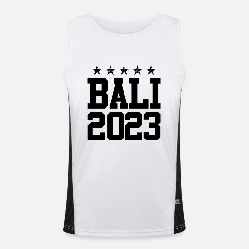 Bali 2023 Men's Functional Contrast Tank Top 
