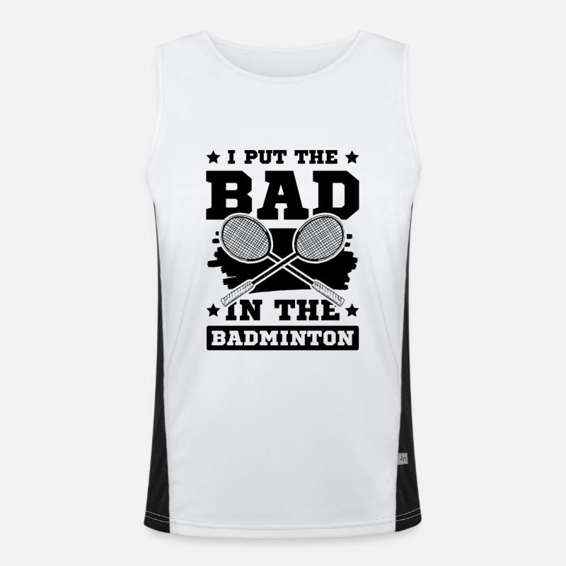 Badminton cool dicton Débardeur respirant contrasté Homme 