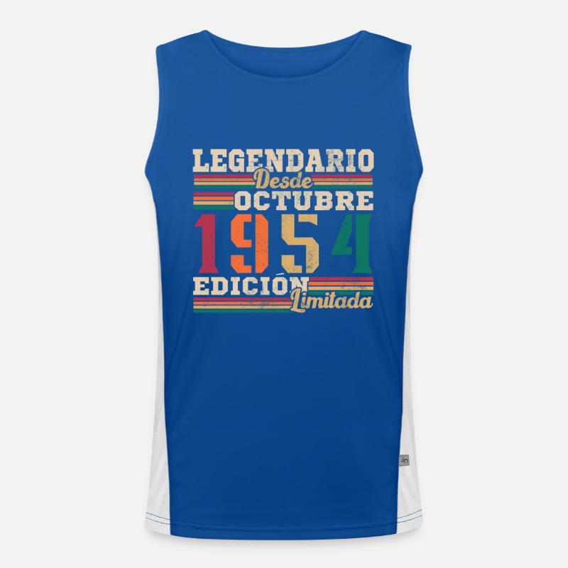 Legendary since 1954 October Men's Functional Contrast Tank Top 