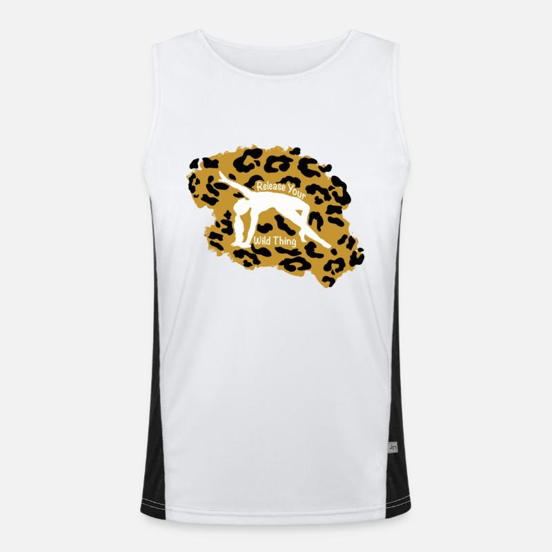 Wild Thing Funktionelles Kontrast-Tank Top für Männer 