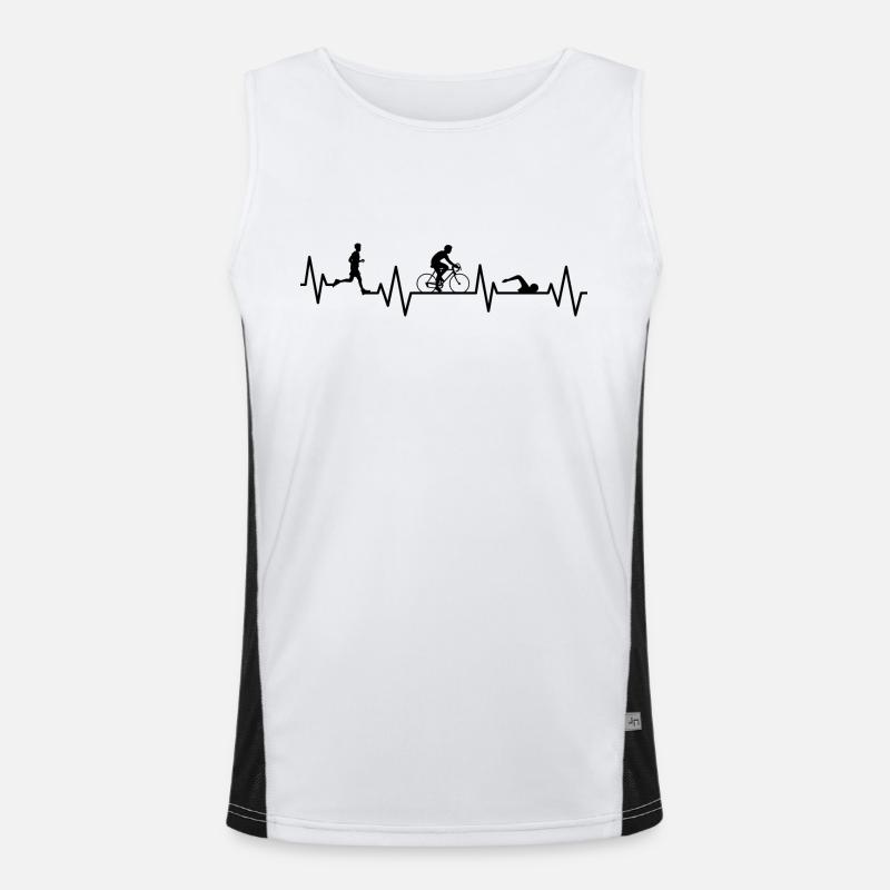 Triathlon Triathlete Men's Functional Contrast Tank Top 