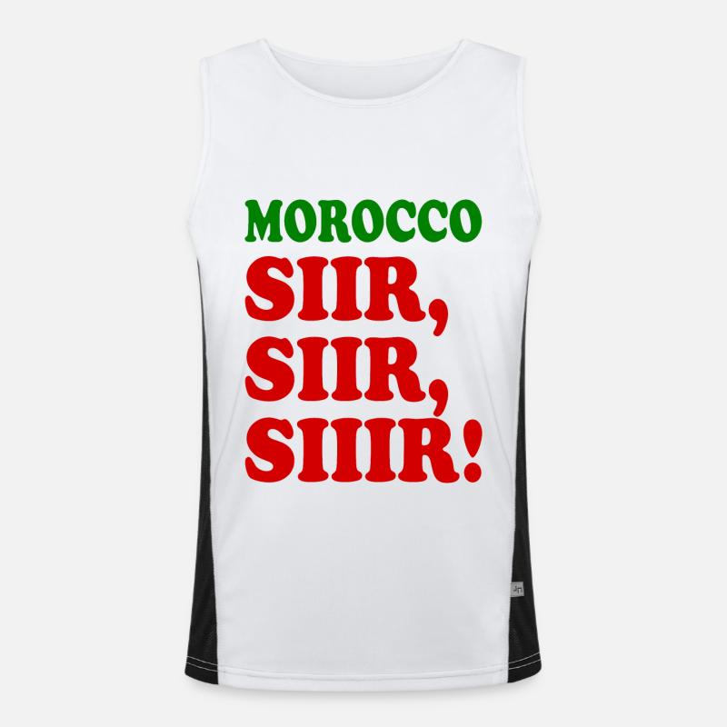 Maroc Débardeur respirant contrasté Homme 