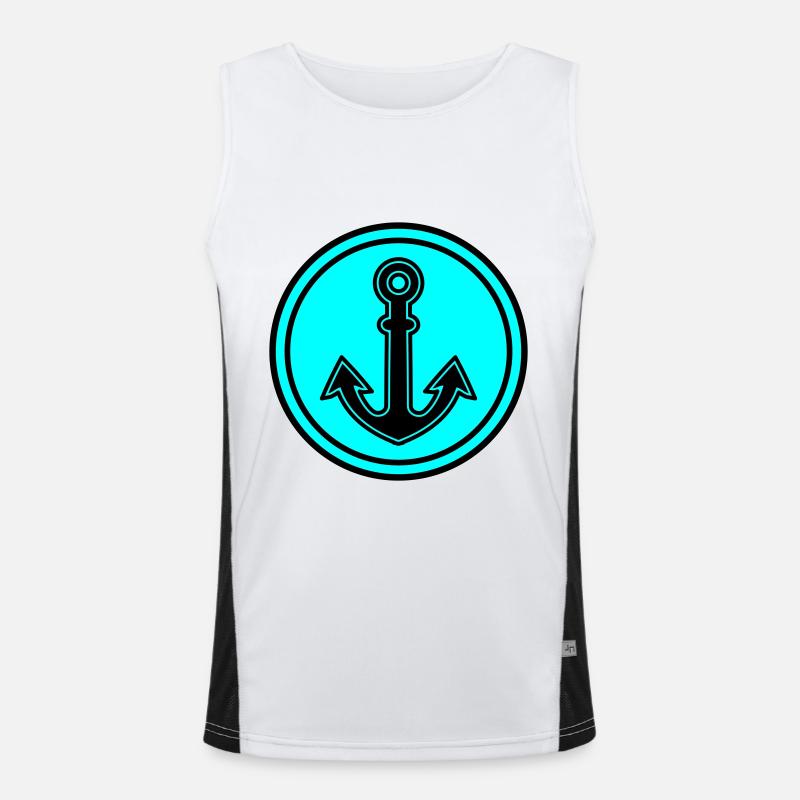 Anchor form Men's Functional Contrast Tank Top 